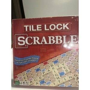 NEW Sealed SCRABBLE Crossword TILE LOCK Board Game Winning Moves Hasbro